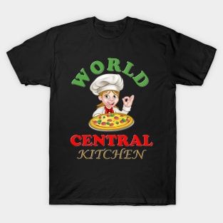 Kitchen, world central kitchen, central, world, world kitchen, funny kitchen design, central kitchen, cool kitchen, kitchen design, world kitchen design T-Shirt